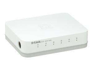 D-Link GO-SW-5G - Commutateur - non géré - 5 x 10/100/1000 - de bureau - GO-SW-5G - Concentrateurs et commutateurs gigabit