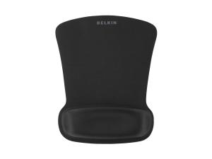 Belkin WaveRest Tapis de souris en gel - Tapis de souris avec repose-poignets - noir - F8E262-BLK - Accessoires de souris