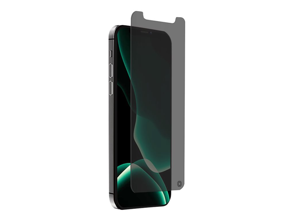Force Glass - Protection d'écran pour téléphone portable - avec filtre de confidentialité - transparent - pour Apple iPhone 12, 12 Pro - FGOGIP1261PRIV - Accessoires pour téléphone portable