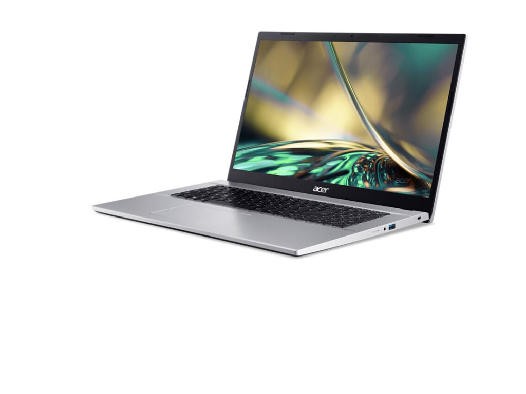 Acer Aspire 3 A317-54 - Intel Core i3 - 1215U / jusqu'à 4.4 GHz - Win 11 Home - UHD Graphics - 8 Go RAM - 512 Go SSD NVMe - 17.3" IPS 1920 x 1080 (Full HD) - Gigabit Ethernet - Wi-Fi 6 - Argent pur - clavier : Français - NX.K9YEF.01S - Ordinateurs portables