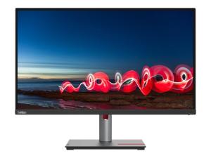 Lenovo ThinkVision T27h-30 - Écran LED - 27" - 2560 x 1440 QHD @ 60 Hz - IPS - 350 cd/m² - 1000:1 - 4 ms - HDMI, DisplayPort, USB-C - noir corbeau - pour ThinkPad P15 Gen 2 20YQ - 63A3GAT1EU - Écrans d'ordinateur