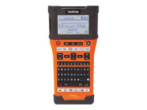 Brother P-Touch PT-E550WNIVP - Étiqueteuse - Noir et blanc - transfert thermique - Rouleau (2,4 cm) - Wi-Fi - outil de coupe - noir, orange - PTE550WNIVPYP1 - Imprimantes thermiques