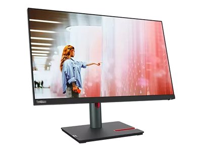 Lenovo P24q-30 - Écran LED - 23.8" - 2560 x 1440 QHD @ 60 Hz - IPS - 300 cd/m² - 1000:1 - 4 ms - HDMI, DisplayPort - noir corbeau - pour ThinkCentre neo 70t 11YU; ThinkPad P15 Gen 2 20YQ - 63B4GAT6EU - Écrans d'ordinateur