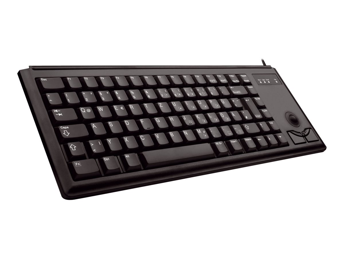 CHERRY Compact-Keyboard G84-4400 - Clavier - PS/2 - Français - noir - G84-4400LPBFR-2 - Claviers