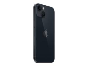 Apple iPhone 14 - 5G smartphone - double SIM / Mémoire interne 256 Go - écran OEL - 6.1" - 2532 x 1170 pixels - 2x caméras arrière 12 MP, 12 MP - front camera 12 MP - noir minuit - MPVX3ZD/A - iPhone