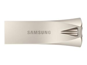 Samsung BAR Plus MUF-128BE3 - Clé USB - 128 Go - USB 3.1 Gen 1 - champagne d'argent - MUF-128BE3/APC - Lecteurs flash