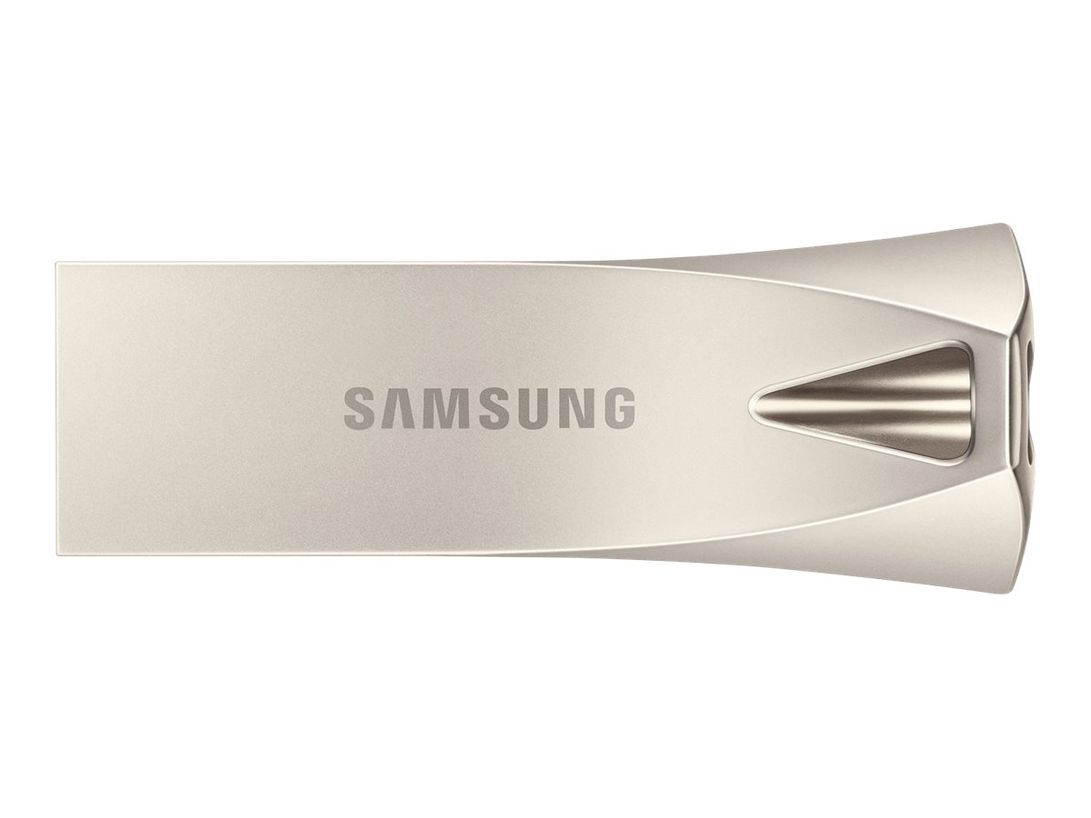 Samsung BAR Plus MUF-128BE3 - Clé USB - 128 Go - USB 3.1 Gen 1 - champagne d'argent - MUF-128BE3/APC - Lecteurs flash