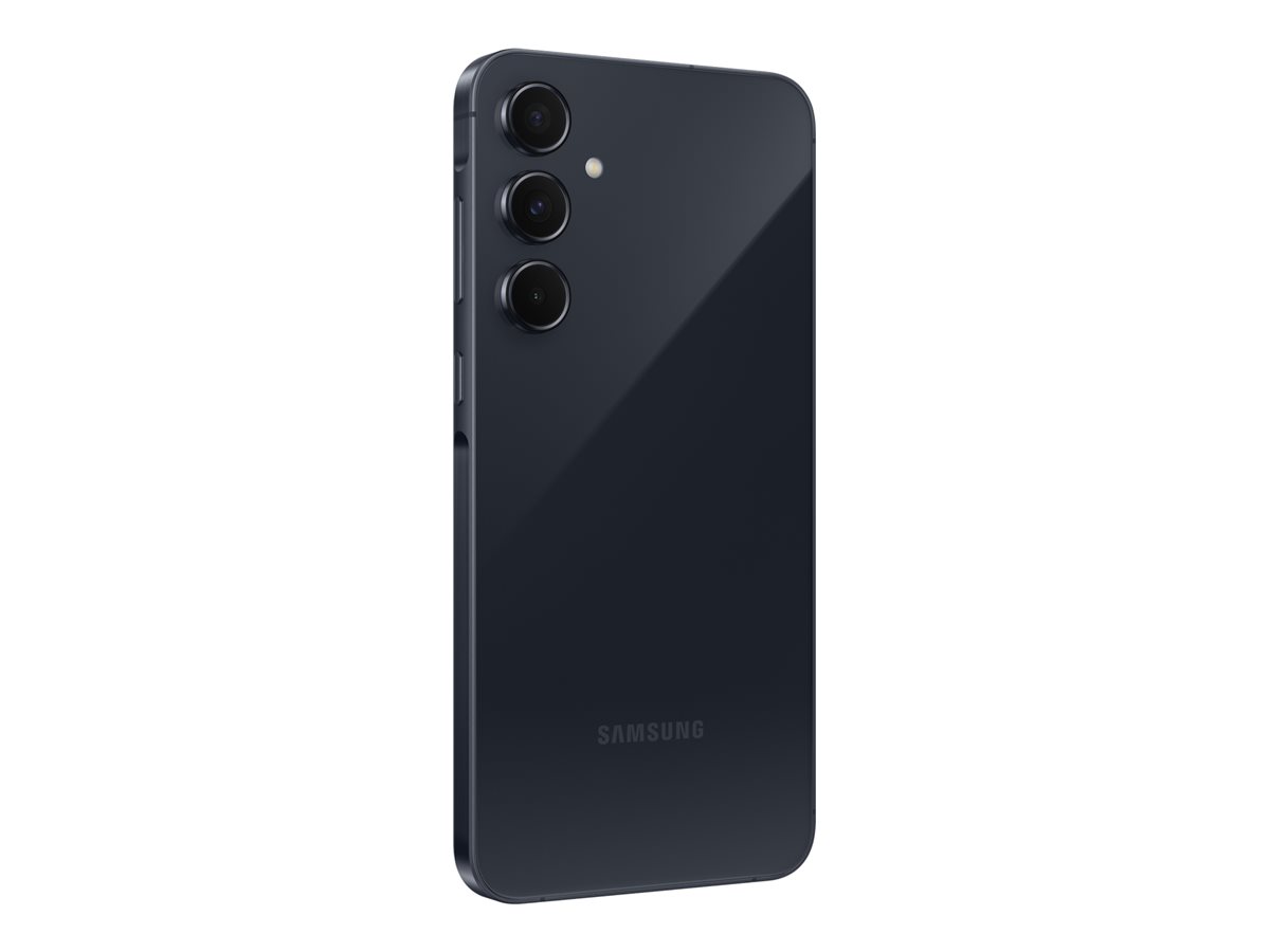 Samsung Galaxy A55 - 5G smartphone - double SIM - RAM 8 Go / Mémoire interne 256 Go - microSD slot - écran OEL - 6.6" - 2340 x 1080 pixels (120 Hz) - 3 x caméras arrière 50 MP, 12 MP, 5 MP - front camera 32 MP - marine exceptionnel - SM-A556BZKCEUB - Smartphones 5G