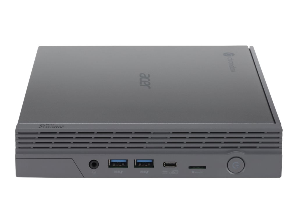 Acer Chromebox CXI5 - Mini PC - 1 x Core i5 1235U / jusqu'à 4.4 GHz - RAM 8 Go - SSD 256 Go - NVMe - Carte graphique Intel Iris Xe - Gigabit Ethernet, IEEE 802.11ax (Wi-Fi 6E) LAN sans fil: - Bluetooth 5.0, 802.11a/b/g/n/ac/ax (Wi-Fi 6E) - Chrome OS - moniteur : aucun - DT.Z2AEF.001 - Ordinateurs de bureau