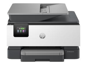 HP Officejet Pro 9122e All-in-One - Imprimante multifonctions - couleur - jet d'encre - Legal (216 x 356 mm) (original) - A4/Legal (support) - jusqu'à 21 ppm (copie) - jusqu'à 22 ppm (impression) - 250 feuilles - 33.6 Kbits/s - Wi-Fi(ac), LAN, USB 2.0, hôte USB 2.0, Bluetooth - ciment - 403X7B#629 - Imprimantes multifonctions