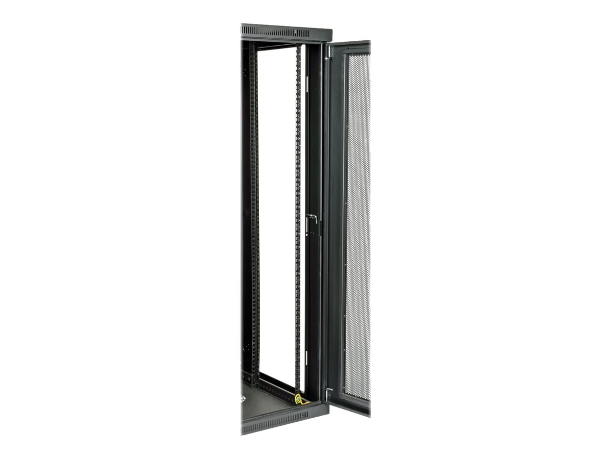 Tripp Lite 26U Wall Mount Rack Enclosure Server Cabinet Swinging Hinged Door Deep - Rack armoire - montable sur mur - noir - 26U - 19" - SRW26USDP - Accessoires pour serveur