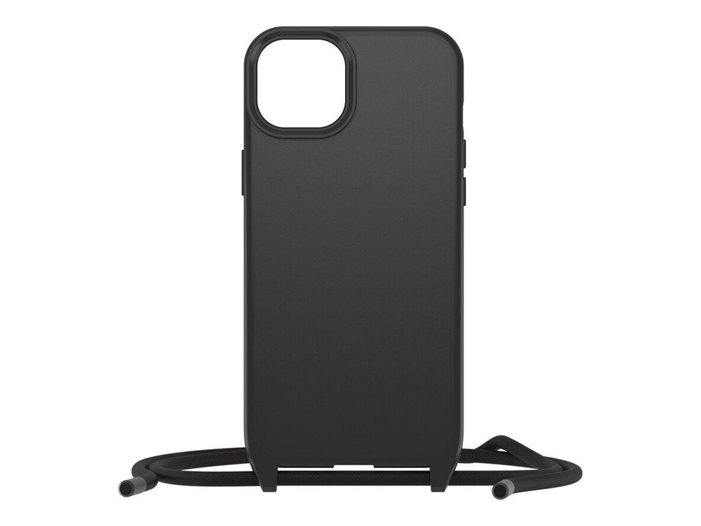 OtterBox React Series - Coque de protection pour téléphone portable - compatibilité avec MagSafe - plastique - noir - pour Apple iPhone 15 Plus - 77-93581 - Coques et étuis pour téléphone portable