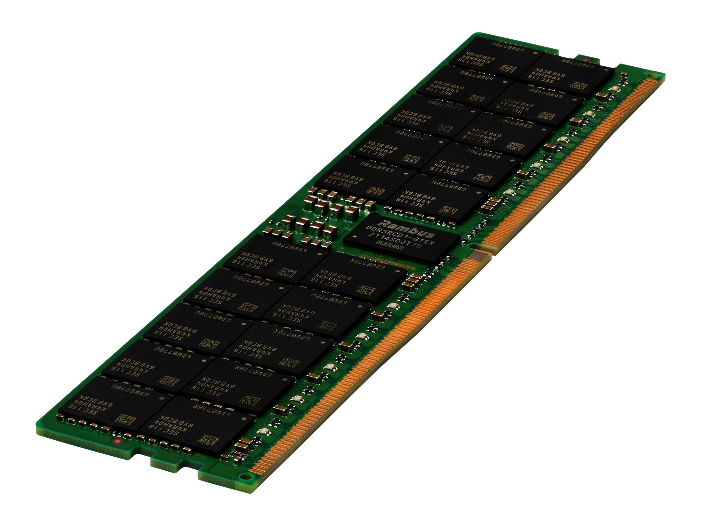 HPE SmartMemory - DDR5 - module - 32 Go - DIMM 288 broches - 4800 MHz / PC5-38400 - CL40 - 1.1 V - mémoire enregistré - pour ProLiant DL325 Gen11, DL345 Gen11, DL385 Gen11 - P50311-B21 - DDR5