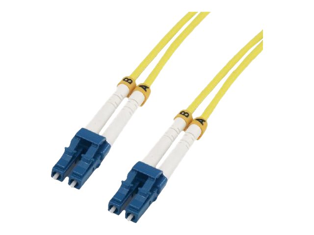 MCL - Câble réseau - mode unique LC (M) pour mode unique LC (M) - 2 m - fibre optique - 9 / 125 micromètres - OS2 - sans halogène - FJOS2/LCLC-2M - Câbles réseau spéciaux