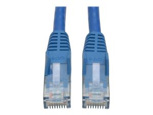 Eaton Tripp Lite Series Cat6 Gigabit Snagless Molded (UTP) Ethernet Cable (RJ45 M/M), PoE, Blue, 6 ft. (1.83 m) - Cordon de raccordement - RJ-45 (M) pour RJ-45 (M) - 1.83 m - UTP - CAT 6 - IEEE 802.3ba - moulé, sans crochet, bloqué - bleu - N201-006-BL - Câbles à paire torsadée