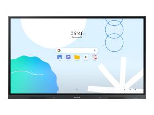 Samsung Interactive Display WA86D - Classe de diagonale 86" WAD Series écran LCD rétro-éclairé par LED - éducation/entreprise - avec tableau blanc interactif intégré, écran tactile (multitouch) - Android - 4K UHD (2160p) 3840 x 2160 - gris sidéral - LH86WADWLGCXEN - Écrans tactiles grand format