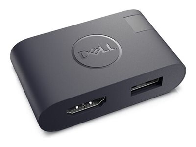 Dell DA20 - Station d'accueil - USB-C - HDMI - DELL-DA20-MG - Stations d'accueil pour ordinateur portable
