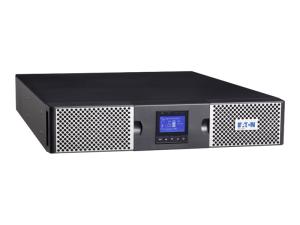 Eaton 9PX Lithium-ion - Netpack - onduleur (montable sur rack / externe) - CA 200/208/220/230/240 V - 2400 Watt - 3000 VA - monophasé - RS-232, USB, Ethernet 10/100/1000 - connecteurs de sortie : 10 - 2U - 19" - noir, argent - 9PX3000IRTN-L - UPS montables sur rack
