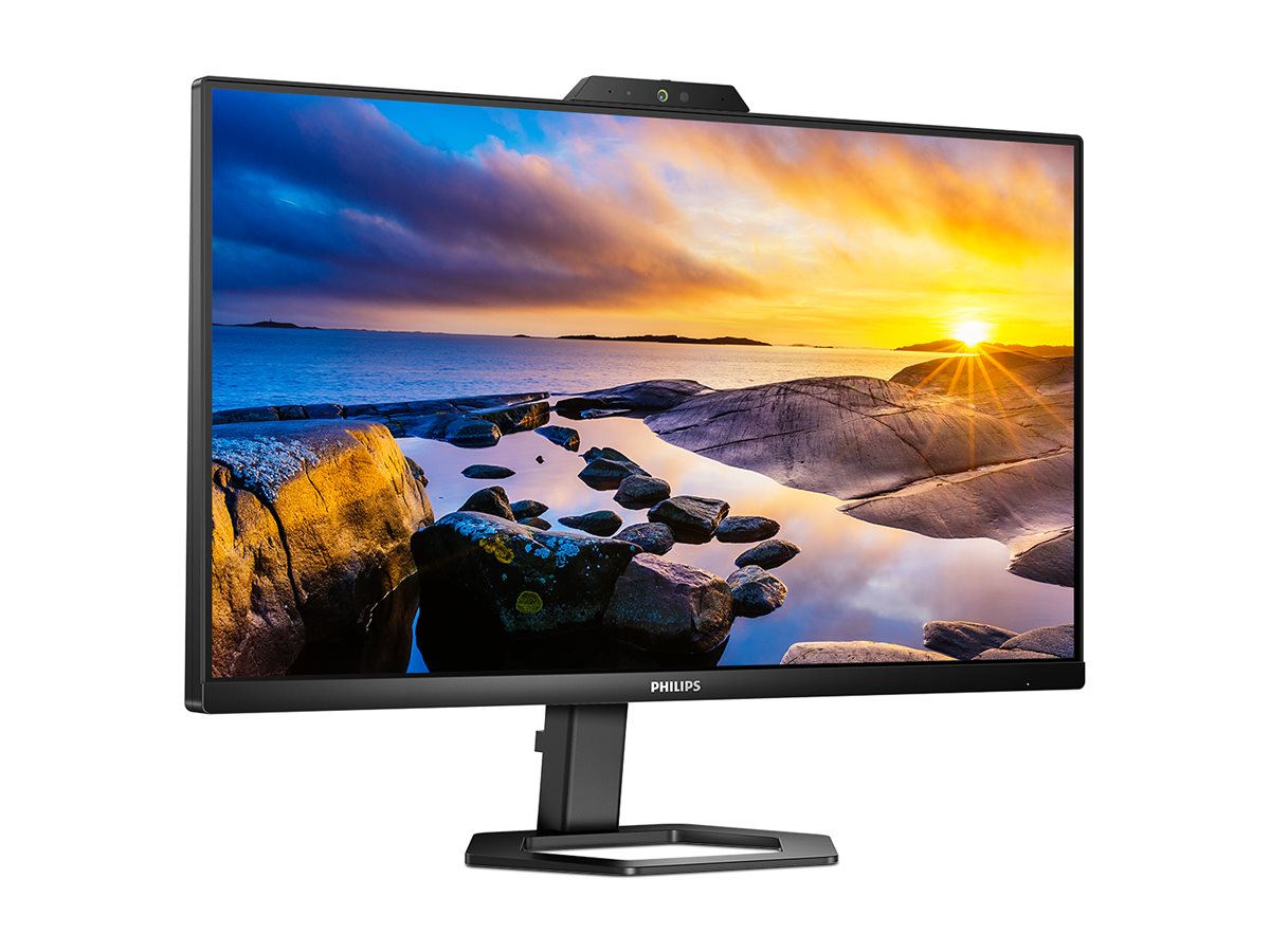 Philips 24E1N5300HE - 5000 Series - écran LED - 24" (23.8" visualisable) - 1920 x 1080 Full HD (1080p) @ 75 Hz - IPS - 300 cd/m² - 1000:1 - 1 ms - HDMI, DisplayPort, USB-C - haut-parleurs - noir texturé - 24E1N5300HE/00 - Écrans d'ordinateur