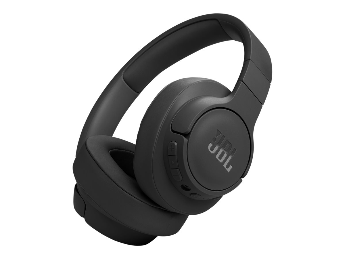 JBL TUNE 770NC - Écouteurs avec micro - circum-aural - Bluetooth - sans fil, filaire - Suppresseur de bruit actif - prise jack de 3,5 mm - noir - JBLT770NCBLK - Écouteurs