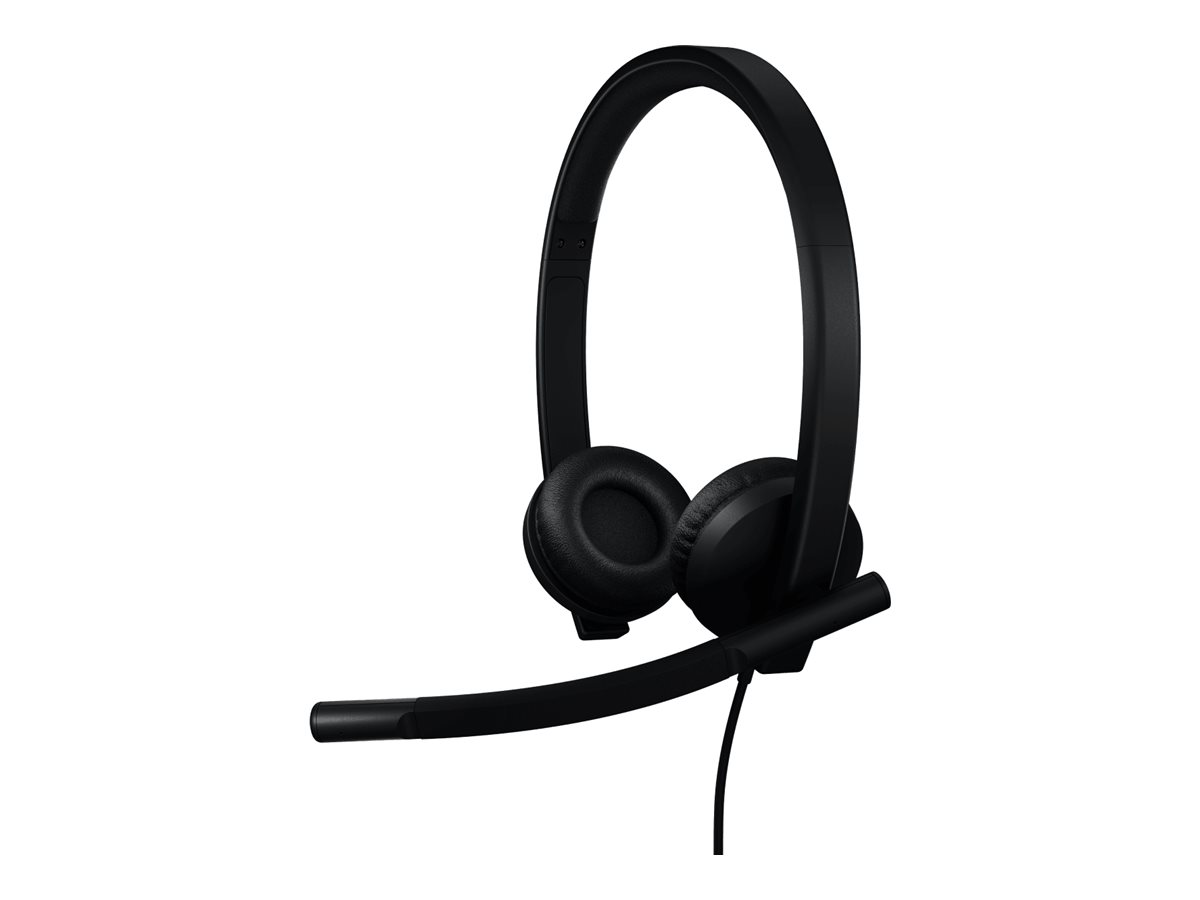 Logitech H570e - Micro-casque - sur-oreille - filaire - USB-C - Certifié pour Microsoft Teams - 981-001431 - Écouteurs