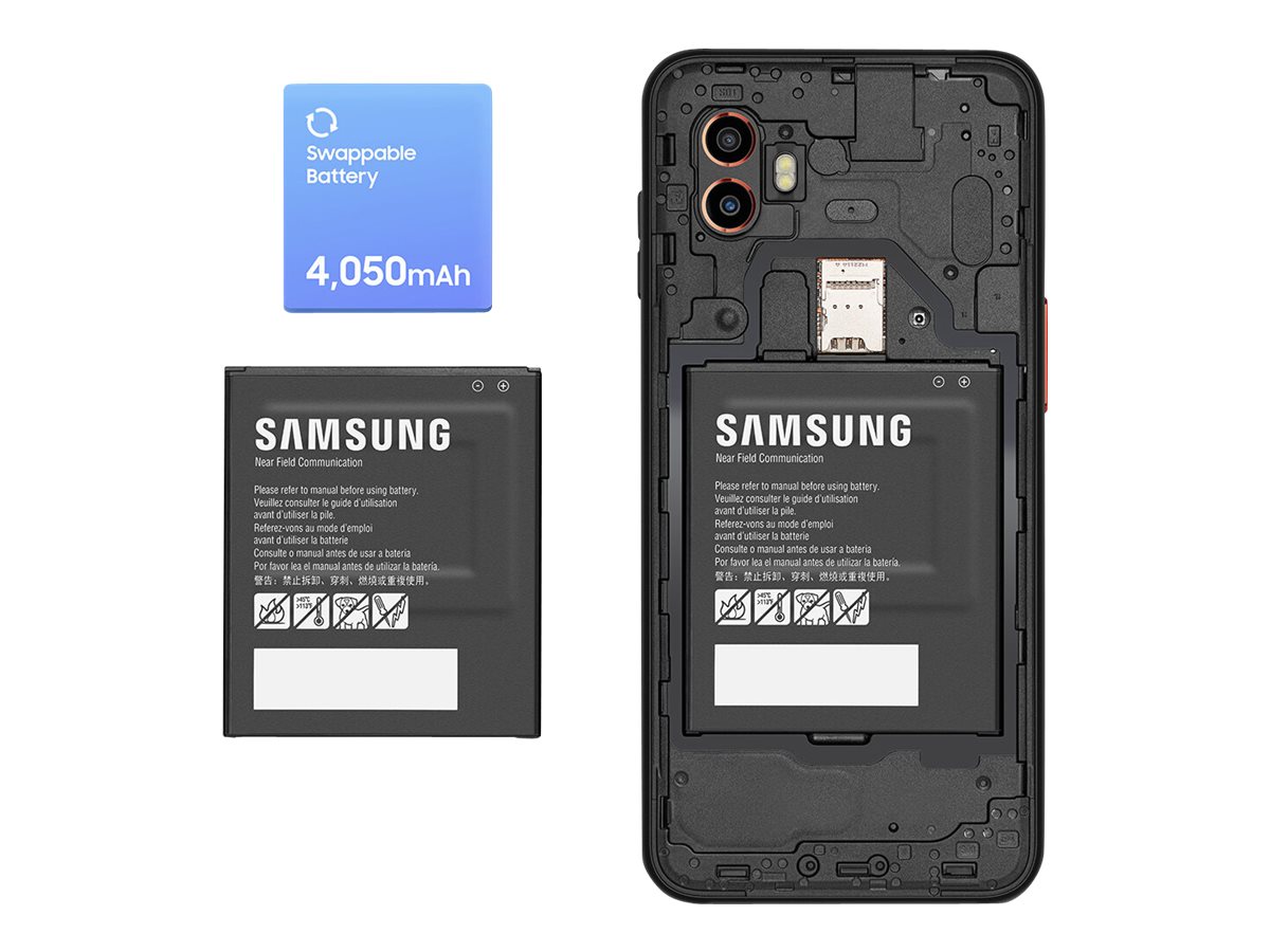 Samsung - Batterie - 4050 mAh - noir - pour Galaxy Xcover 6 Pro - GP-PBG736ASABW - Batteries et adaptateurs d'alimentation pour téléphone cellulaire