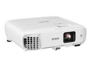 Epson EB-E20 - Projecteur 3LCD - portable - 3400 lumens (blanc) - 3400 lumens (couleur) - XGA (1024 x 768) - 4:3 - blanc - V11H981040 - Projecteurs numériques