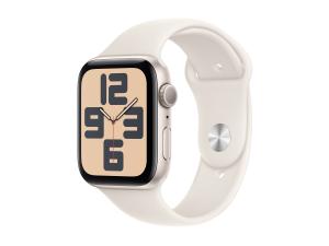 Apple Watch SE (GPS) - 2e génération - 40 mm - aluminium droit - montre intelligente avec bande sport - fluoroélastomère - droit - taille du bracelet : S/M - 32 Go - Wi-Fi 4, Bluetooth - 26.4 g - MXEF3QF/A - Montres intelligentes