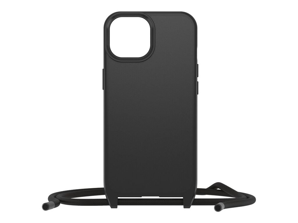 OtterBox React Series - Coque de protection pour téléphone portable - collier - compatibilité avec MagSafe - plastique - noir - pour Apple iPhone 15 - 77-93593 - Coques et étuis pour téléphone portable