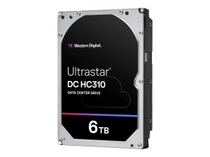 WD Ultrastar DC HC310 HUS726T6TALE6L4 - Disque dur - 6 To - interne - 3.5" - SATA 6Gb/s - 7200 tours/min - mémoire tampon : 256 Mo - 0B36039 - Disques durs internes