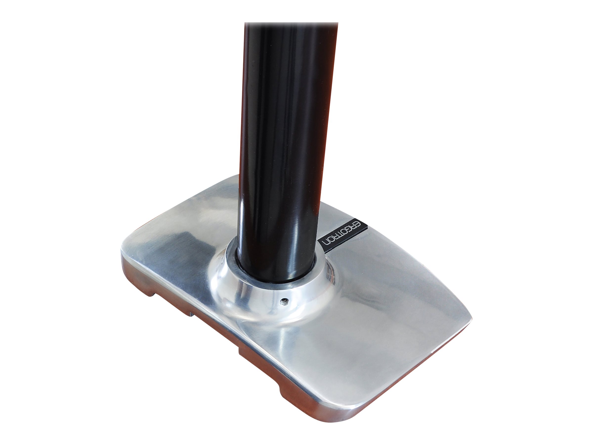 Ergotron LX HD Sit-Stand - Kit de montage (bras articulé, poteau, adaptateur VESA, base pour pince de bureau, base pour montage de passe-câble) - Technologie brevetée Constant Force - pour Écran LCD - aluminium poli - Taille d'écran : up to 49" - 45-384-026 - Montages pour TV et moniteur