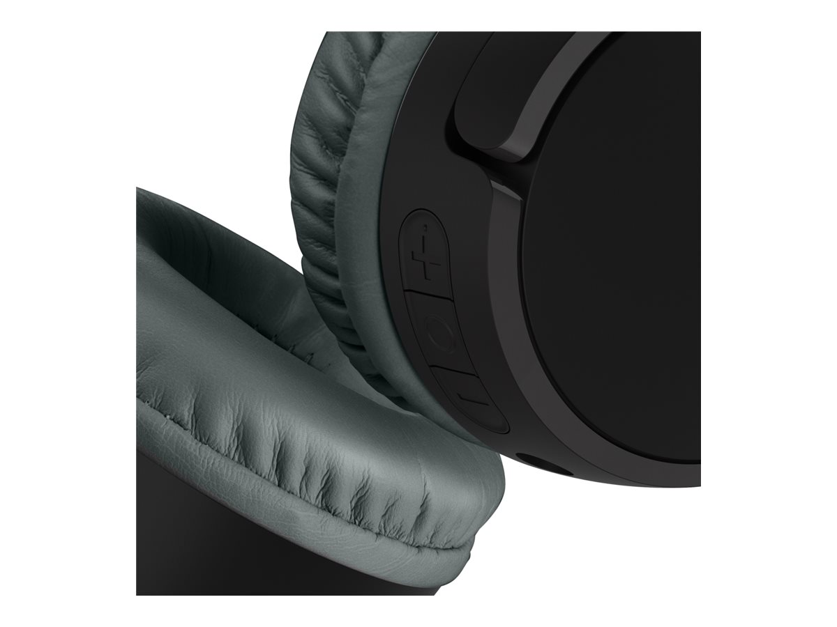 Belkin SoundForm Mini - Écouteurs avec micro - sur-oreille - Bluetooth - sans fil - jack 3,5mm - noir - AUD002BTBK - Écouteurs