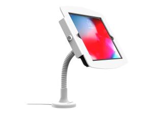 Compulocks iPad Pro 11" (1-4th Gen) Support Tablette flexible et et boîtier Space - Kit de montage (bras flexible, enceinte) - pour tablette - verrouillable - aluminium de haute qualité - blanc - Taille d'écran : 11" - montable sur mur, montable en surface, dessus de comptoir - pour Apple 11-inch iPad Pro (1ère génération, 2e génération, 3ème génération, 4ème génération) - 159W211SENW - Accessoires pour ordinateur portable et tablette