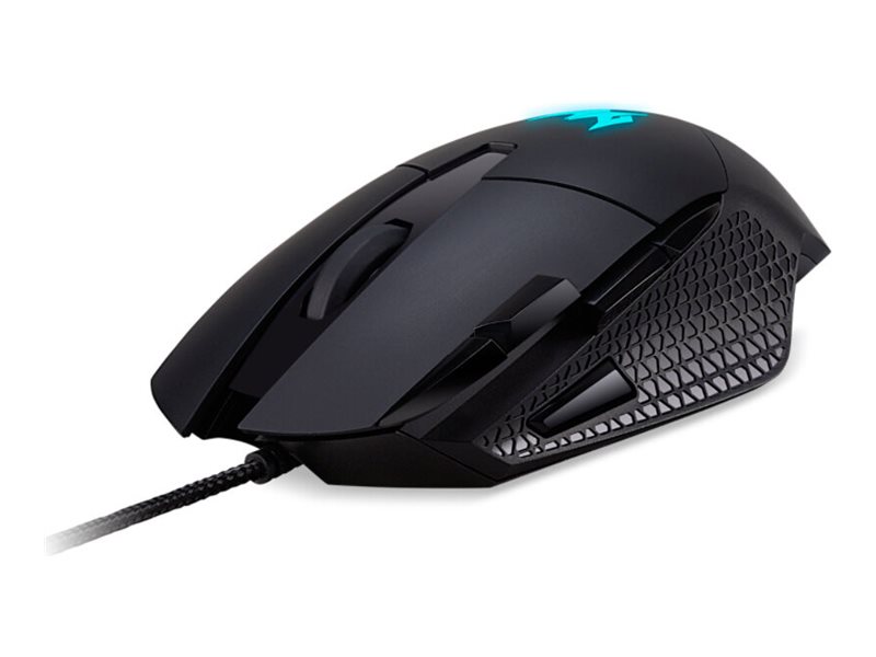 Acer Predator Cestus 315 (PMW010) - Souris - ergonomique - 8 boutons - filaire - USB - noir - Pour la vente au détail - pour Predator Helios 300; Predator Triton 300; 500 - GP.MCE11.014 - Souris