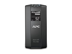 APC Back-UPS RS Commande principale LCD 700 - Onduleur - CA 120 V - 420 Watt - 700 VA - USB - connecteurs de sortie : 6 - noir - pour P/N: AR106SH4, AR106SH6, AR109SH4, AR109SH6, AR112SH4, AR112SH6, SCL500RM1UNC - BR700G - UPS autonomes