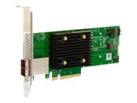 Broadcom HBA 9500-8e Tri-Mode - Contrôleur de stockage - 8 Canal - SATA 6Gb/s / SAS 12Gb/s / PCIe 4.0 (NVMe) - PCIe 4.0 x8 - 05-50075-01 - Adaptateurs de stockage