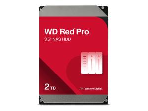 WD Red Pro WD2002FFSX - Disque dur - 2 To - interne - 3.5" - SATA 6Gb/s - 7200 tours/min - mémoire tampon : 64 Mo - WD2002FFSX - Disques durs internes