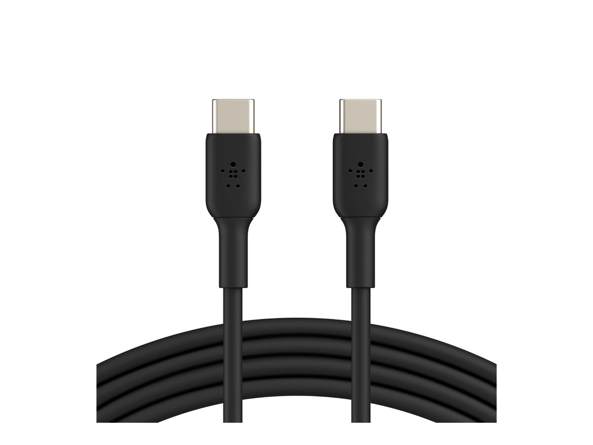 Belkin BOOST CHARGE - Câble USB - 24 pin USB-C (M) pour 24 pin USB-C (M) - 2 m - noir - CAB003BT2MBK - Câbles USB