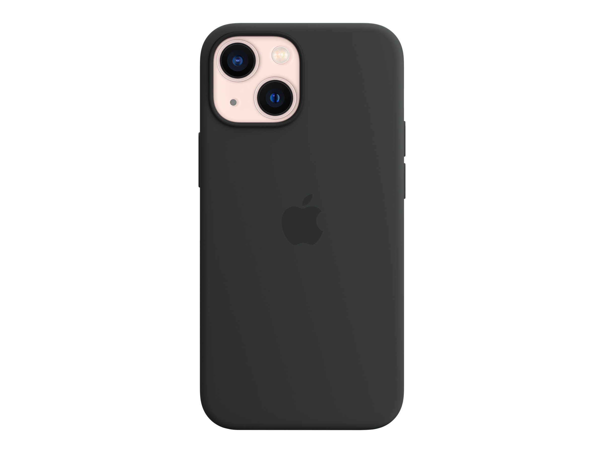 Apple - Coque de protection pour téléphone portable - avec MagSafe - silicone - noir minuit - pour iPhone 13 mini - MM223ZM/A - Coques et étuis pour téléphone portable