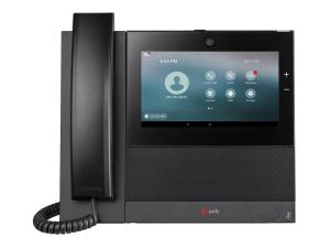 Poly CCX 700 OpenSIP - Téléphone VoIP - avec appareil photo numérique avec ID d'appelant/appel en instance - SIP, RTCP, RTP - 24 lignes - noir - 82Z83AA - Téléphones filaires