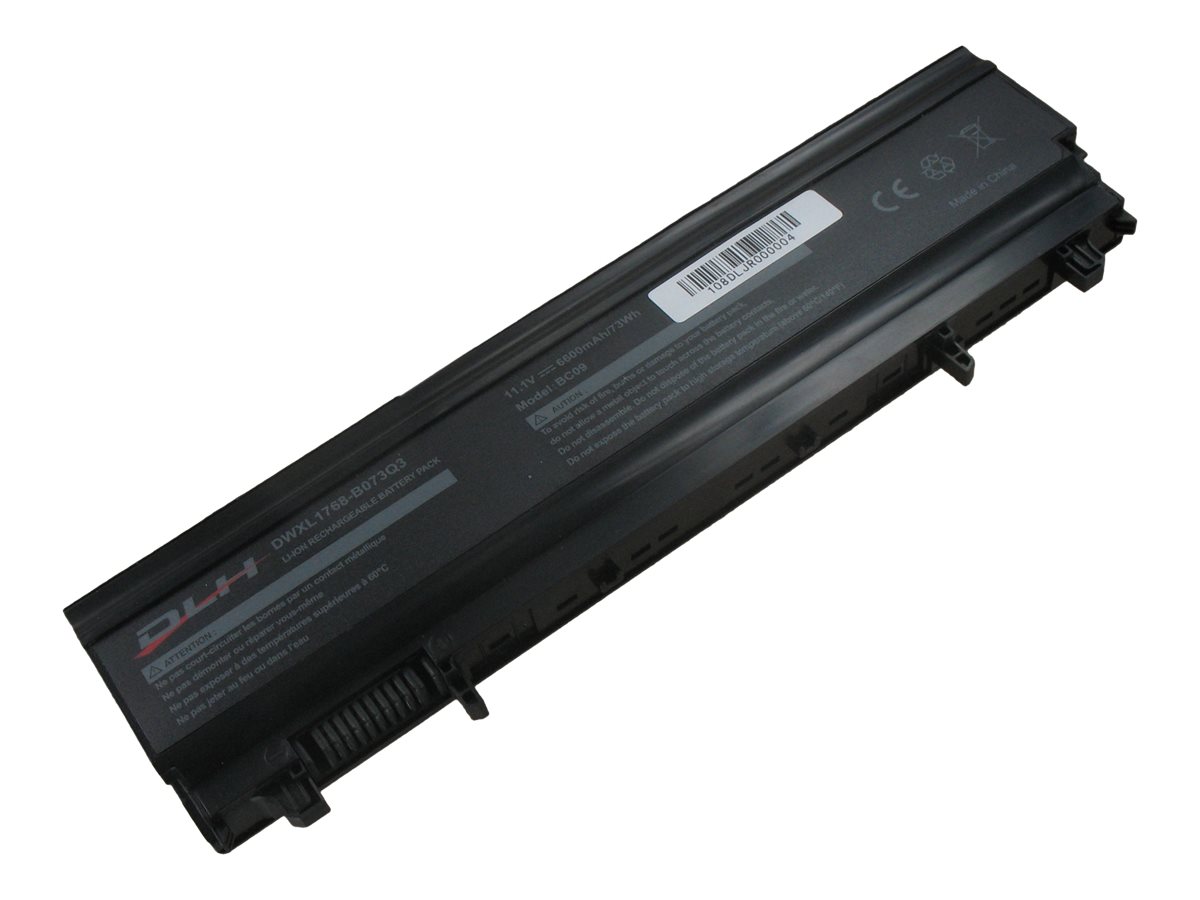 DLH - Batterie de portable (XL) - Lithium Ion - 9 cellules - 6600 mAh - noir - DWXL1768-B073Q3 - Batteries spécifiques