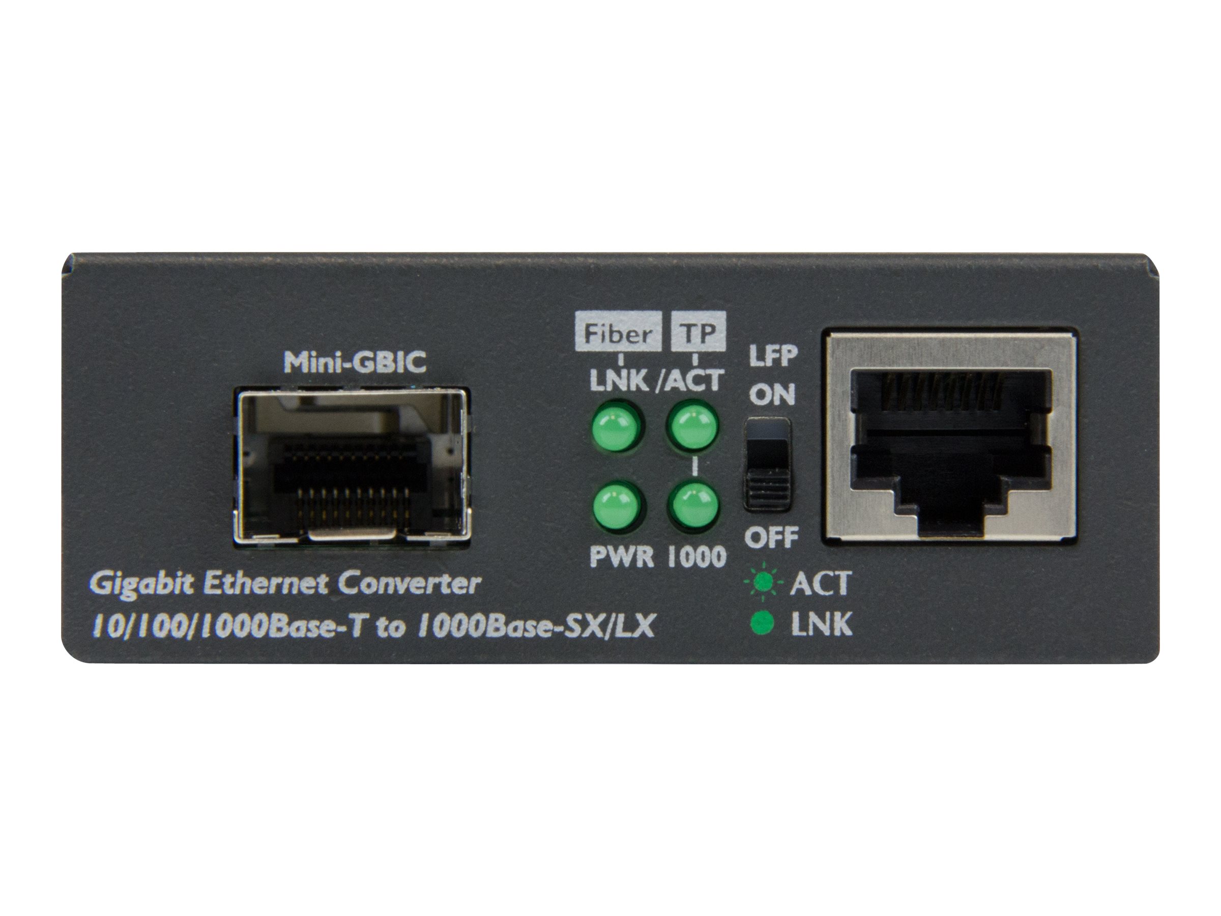 StarTech.com Convertisseur RJ45 Gigabit Ethernet sur Fibre Optique avec SFP Ouvert - 1000Mbps MonoMode/MultiMode - Convertisseur de média à fibre optique - 1GbE - 10Base-T, 1000Base-LX, 1000Base-SX, 100Base-TX, 1000Base-T - RJ-45 / SFP (mini-GBIC) - pour P/N: GLCLHSMDSTTA, GLCSXMMDST, GLCSXMMDSTT, GLCTEST, MASFP1GBTXST, SFP1GELXST - MCM1110SFP - Transmetteurs optiques