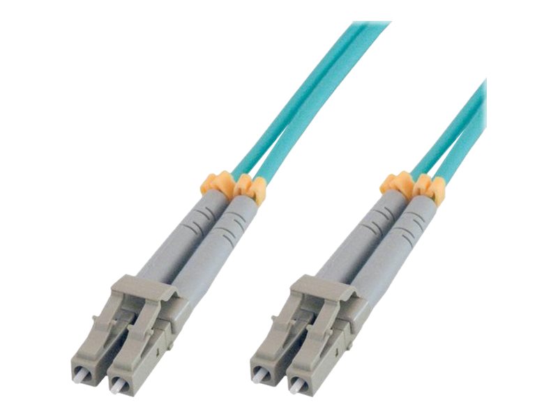 MCL - Câble réseau - LC multi-mode (M) pour LC multi-mode (M) - 30 m - fibre optique - 50 / 125 microns - OM3 - sans halogène - FJOM3/LCLC-30M - Câblesenfibres