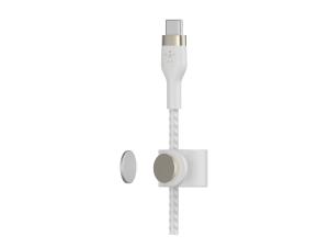 Belkin BOOST CHARGE - Câble USB - 24 pin USB-C (M) pour 24 pin USB-C (M) - 2 m - blanc - CAB011BT2MWH - Câbles USB