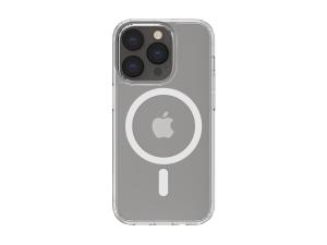 Belkin SheerForce - Coque de protection pour téléphone portable - magnétique - compatibilité avec MagSafe - clair - mince, léger - pour Apple iPhone 14 Pro - MSA010BTCL - Coques et étuis pour téléphone portable