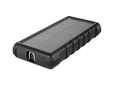 DLH DY-BE4066 - Chargeur solaire - 10000 mAh - 3 A (USB, 24 pin USB-C) - sur le câble : USB, USB-C - DY-BE4066 - Adaptateurs électriques et chargeurs