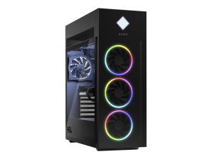 OMEN 45L by HP GT22-2063nf - microATX jeux - Core i9 i9-14900K / jusqu'à 6 GHz - RAM 64 Go - SSD 2 x 2 To - TLC - NVIDIA GeForce RTX 4090 / Intel UHD Graphics 770 - Gigabit Ethernet, IEEE 802.11ax (Wi-Fi 6E), Bluetooth 5.3 - Win 11 Home - moniteur : aucun - noir, logo chrome foncé, finition peinte (capots latéraux et supérieurs), verre noir trempé (couvercle avant) - AW0W8EA#ABF - Ordinateurs de bureau