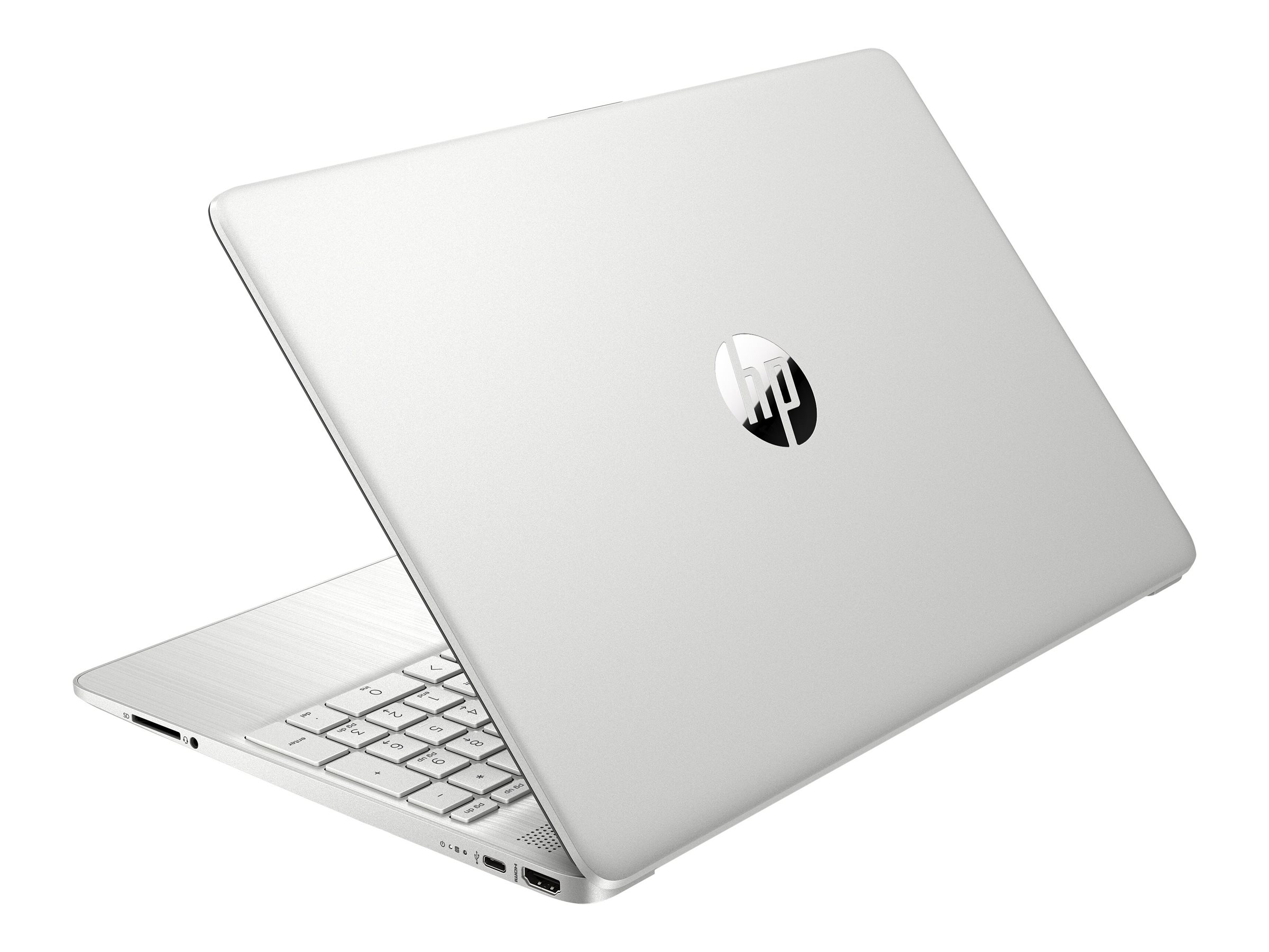 HP Laptop 15s-eq2008nf - AMD Ryzen 5 - 5500U / jusqu'à 4 GHz - Win 11 Home - Radeon Graphics - 16 Go RAM - 1 To SSD NVMe - 15.6" 1920 x 1080 (Full HD) - IEEE 802.11b, IEEE 802.11a, IEEE 802.11g, IEEE 802.11n, IEEE 802.11ac, Bluetooth 5.0 - Wi-Fi 5 - argent naturel - clavier : Français - 9Y108EA#ABF - Ordinateurs portables