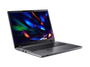 Acer TravelMate P2 14 TMP214-55-TCO - Conception de charnière à 180 degrés - Intel Core i3 - i3-1315U / jusqu'à 4.5 GHz - Win 11 Pro - UHD Graphics - 8 Go RAM - 512 Go SSD - 14" IPS 1920 x 1200 - Gigabit Ethernet - Wi-Fi 6E - gris acier - clavier : Français - NX.B28EF.002 - Ordinateurs portables