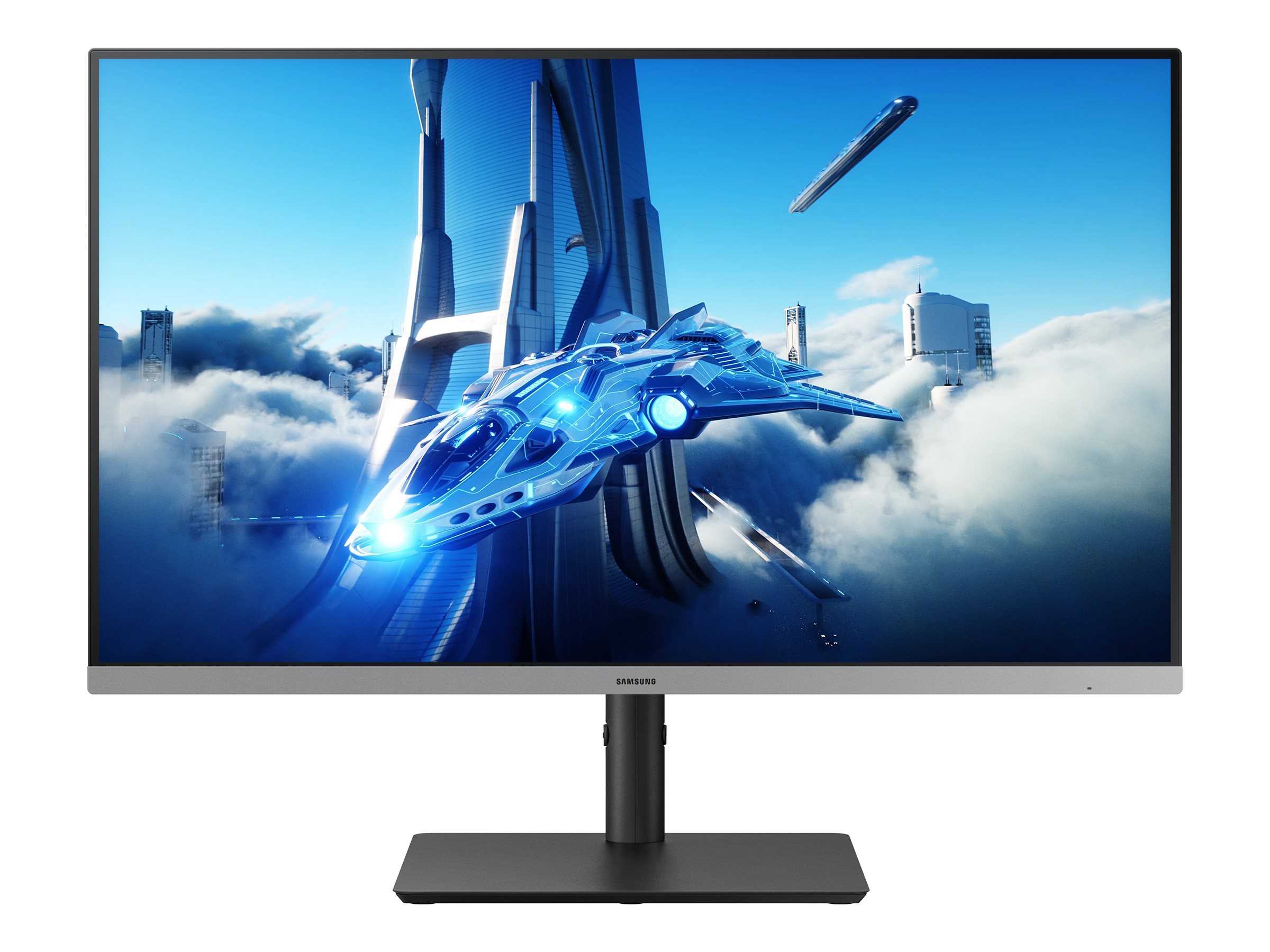 Samsung S27C432GAU - C432 Series - écran LED - 27" - 1920 x 1080 Full HD (1080p) @ 100 Hz - IPS - 250 cd/m² - 1000:1 - 4 ms - HDMI, VGA, DisplayPort - noir - LS27C432GAUXEN - Écrans d'ordinateur